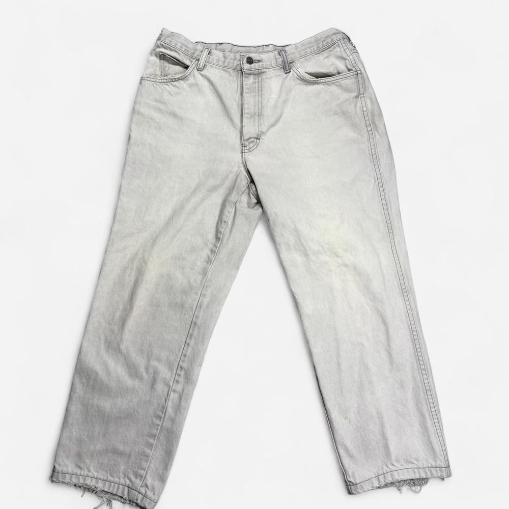 Vintage 90s Calvin Klein light wash jeans USA marked size 36 measure ~33”